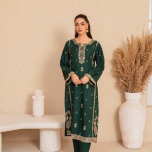 EMB SHIRT + PLAIN TROUSER